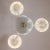 Mid-Century Opaline Filigrana Murano Chandelier For Sale - Image 4 of 18