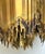 Brass Vintage Tom Greene Brutalist Torch Cut Brass Chandelier For Sale - Image 8 of 12