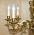 Antique French Rococo Gold Gilt Brass Eight-Branch Cherub Chandelier, 1900s For Sale - Image 9 of 18