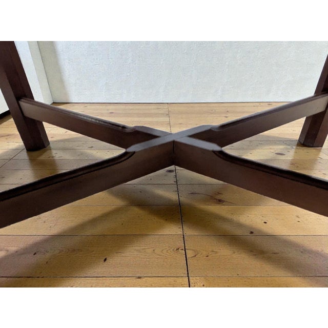 Vintage Cherry Butler’s Tray Top Coffee Table For Sale In New York - Image 6 of 11