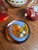 Orange 1970s Collection of Orange and Red Glass Paperweights- Set of 4 For Sale - Image 8 of 12
