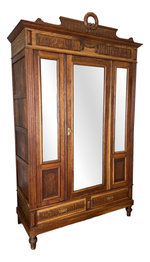 French Wardrobe in Oak