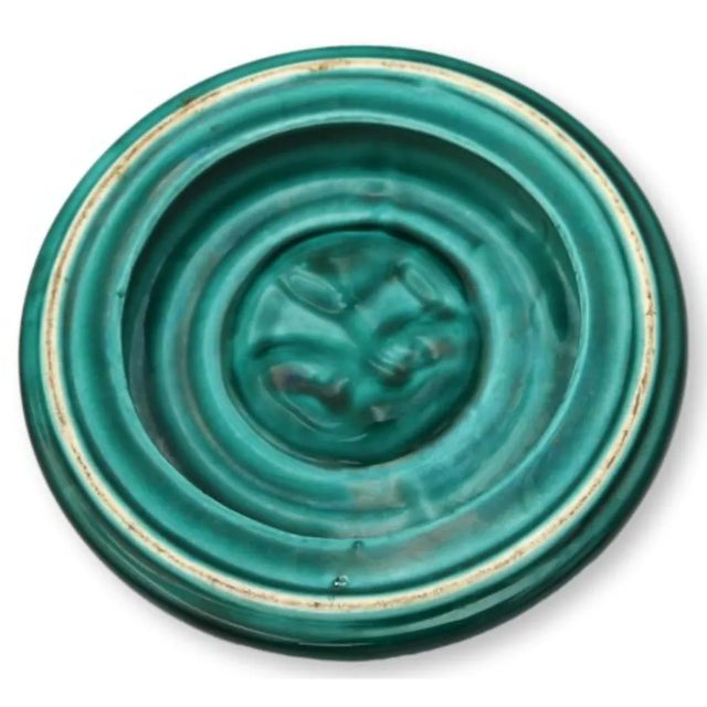 Majolica 1930s French Art Deco Majolica Serving Set For Sale - Image 4 of 5