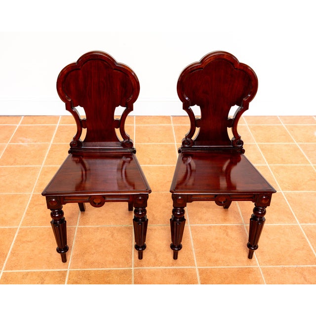 Set of Regency Mahogany Hall Chairs, 1810 For Sale - Image 14 of 18