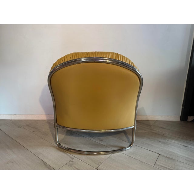 1960s Set of Armchair with Ottoman P162 Model 915 by Carlo De Carli for Cinova, 1960s For Sale - Image 5 of 8