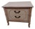 Nightstand Broyhill Vintage Boho Chic Hollywood Regency Faux Bamboo 2 Drawer For Sale