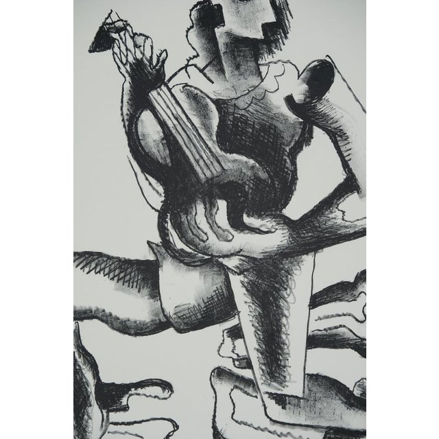Modern Ossip Zadkine, Le guitariste, Lithograph For Sale - Image 3 of 6