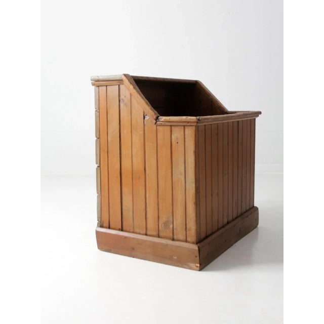 Antique Pine Farmhouse Box For Sale - Image 6 of 12