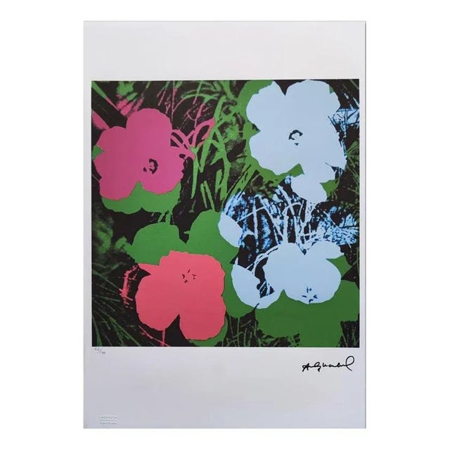 Andy Warhol, Flowers, Lithograph, 1980s For Sale - Image 12 of 12