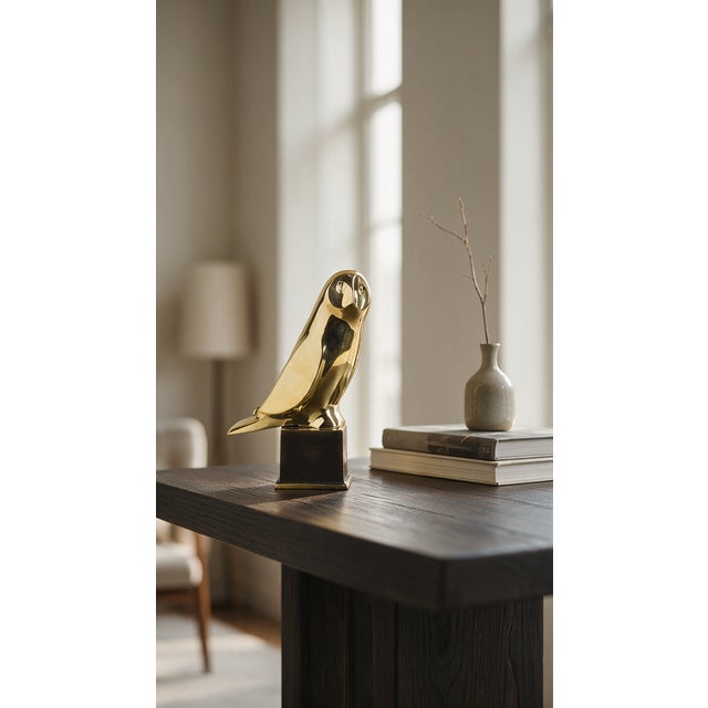 Art Deco "Owl" Art Deco Sculpture For Sale - Image 3 of 3