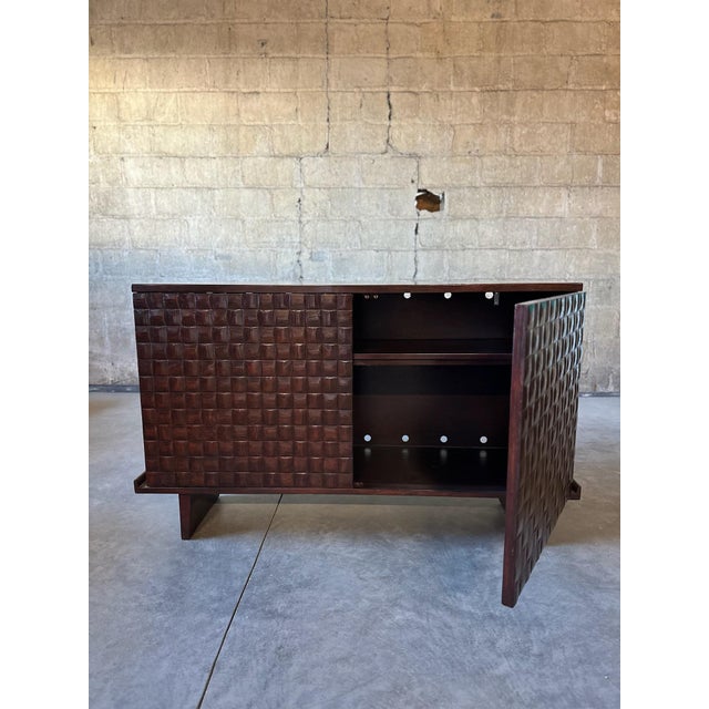 Mid-Century Modern Paul Laszlo Basket Weave Sideboard For Sale - Image 3 of 8