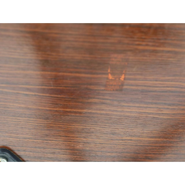 Set of Model 670 Lounge Chair and Ottoman in Rosewood and Black Leather by Charles & Ray Eames for Herman Miller, USA, 1956 For Sale - Image 12 of 17