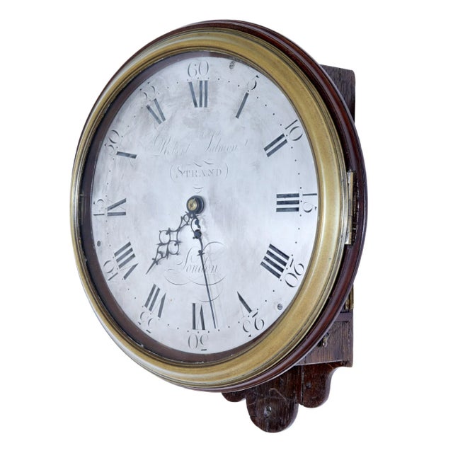 18th century georgian wall clock by robert salmon circa 1790. Rare georgian wall clock by robert salmon, who is recorded...