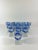 Glass Mid 19th Century Bohemian Blue Overlay Cut Glass Goblets - Set of 10 For Sale - Image 7 of 12