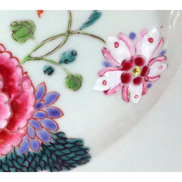 Chinese Export Famille Rose Porcelain Soup Tureen, Cover & Stand, Circa 1765 For Sale - Image 13 of 18