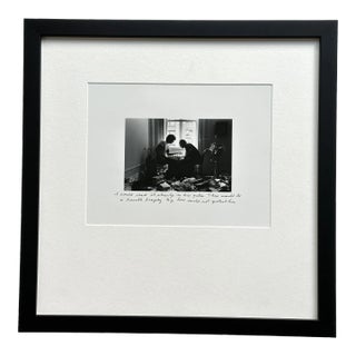 Framed Editioned Photograph Homage to Cavafy Series by Duane Michals For Sale