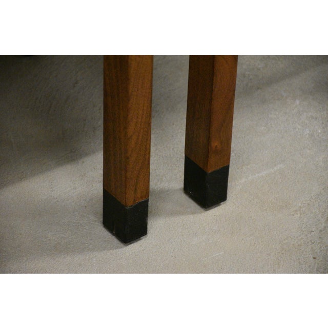 1950s Refinished Walnut Nightstands by Edward Wormley for Dunbar - A Pair For Sale - Image 11 of 12