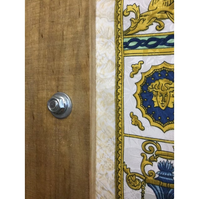 Farmhouse Custom Repurposed Wood Frame for Scarves For Sale - Image 3 of 9