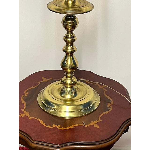 1920s Antique Brass Floor Lamp, 1920s For Sale - Image 5 of 11