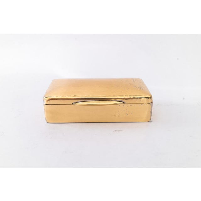 Art Deco Brass Jewelry Box, Vienna, 1920s For Sale - Image 10 of 10