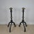 Gothic Style Bronze and Iron Andirons, 19th Century, Set of 2 For Sale - Image 13 of 16