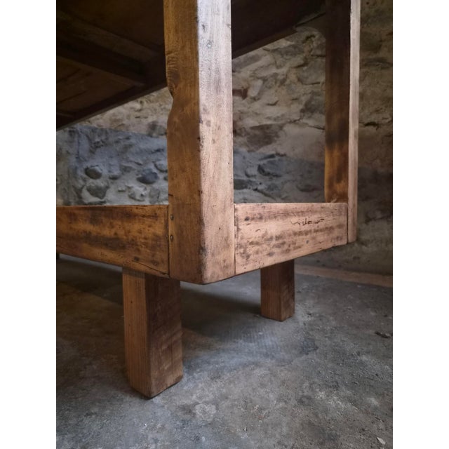 Antique French Draper's Table, 1920s For Sale - Image 17 of 18