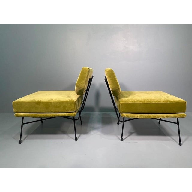 Metal Elettra Lounge Chairs by BBPR for Arflex, 1959, Set of 2 For Sale - Image 7 of 17