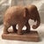 Circa the 1850s, this hand-carved elephant statue derives from Thailand. It is crafted of solid teak wood and features a...