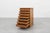 Industrial Oak Filing Cabinet with Brass Handles, United Kingdom, 1920s For Sale - Image 4 of 15