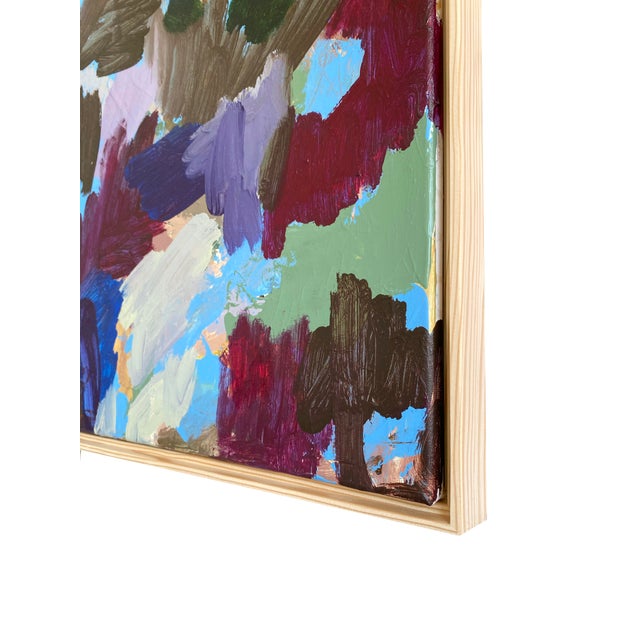 Abstract "Grape Medley" 2026 Framed Painting by Jessalin Beutler For Sale - Image 3 of 5