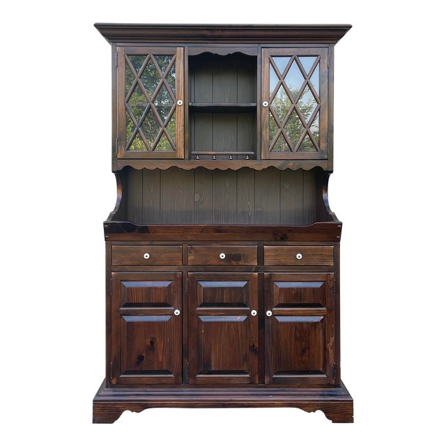 Vintage Ethan Allen Antiqued Pine Traditional 1 Piece China