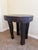 Antique Hand-Carved Wood and Iron Side Table With Sculptural Primitive Form For Sale - Image 11 of 14