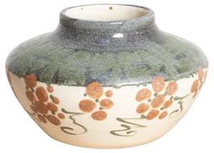 Hand-Painted Pottery Vase from Elchinger, 1930s