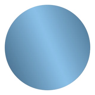 Balducci Round Sapphire Blue Mirror Large For Sale