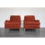 Late 20th Century Late 20s, Pair of Red Chenille Club Chairs For Sale - Image 5 of 6