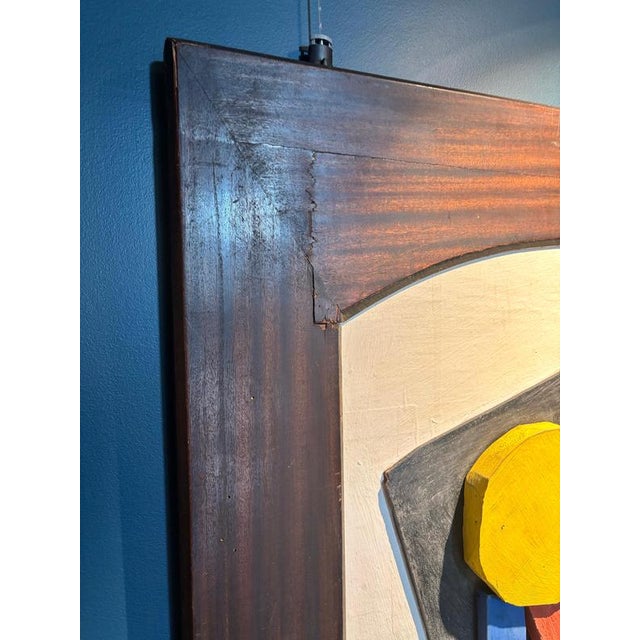Black Vittorio Osvaldo Tommasini Farfa, Futurist Door 1929, Wood For Sale - Image 8 of 12
