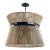 Organic Modern Cinched Rope High Strung Pendant Chandelier For Sale