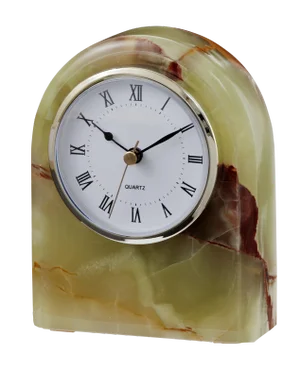 Marbled Green Desk Clock