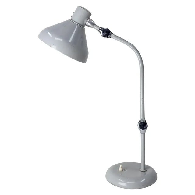 Vintage Steel Jumo GS1 Table Lamp by Charlotte Perriand, 1950s For Sale - Image 9 of 9
