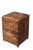 Campaign Antique English Campaign Anglo Indian Teak Brass Inlay Military Chest of Drawers For Sale - Image 3 of 11