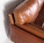 Stunning 3-seater leather sofa produced by Roche Bobois in the 1970s-1980s. Features saddle stitching, brass corners,...