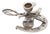 Silver Paddle with Horseshoe, Peg and Horse Saddle For Sale