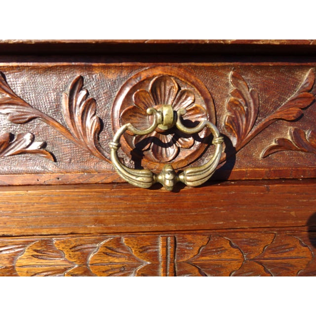 Brown Vintage Dresser Cabinet from Bedel & Cie For Sale - Image 8 of 18