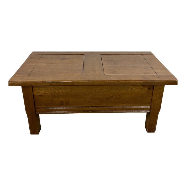Oak Coffee Table, 1980s For Sale