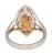Gia Certified 1.92 Carat Brownish Greenish Yellow Marquise Cut Diamond Ring Size 5.75 For Sale In Miami - Image 6 of 7
