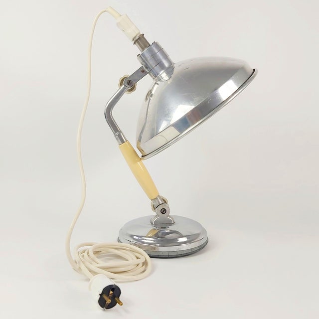 Mid-Century Industrial Table Lamp From Kurt Rosenthal, Germany, 1950s For Sale - Image 12 of 12