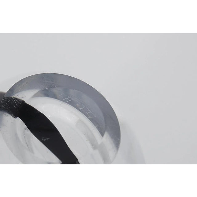 1950s Scandinavian Glass Contour Vase by Vicke Lindstrand for Kosta, 1950s For Sale - Image 5 of 6