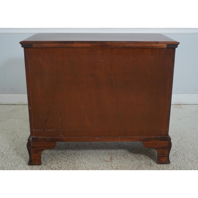 Biggs 3 Drawer Thomas Jefferson Mahogany Chest For Sale - Image 11 of 12