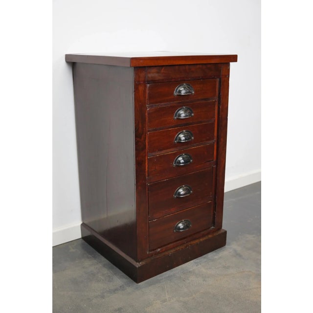 Dutch Mahogany Apothecary Cabinet, 1930s For Sale - Image 10 of 13