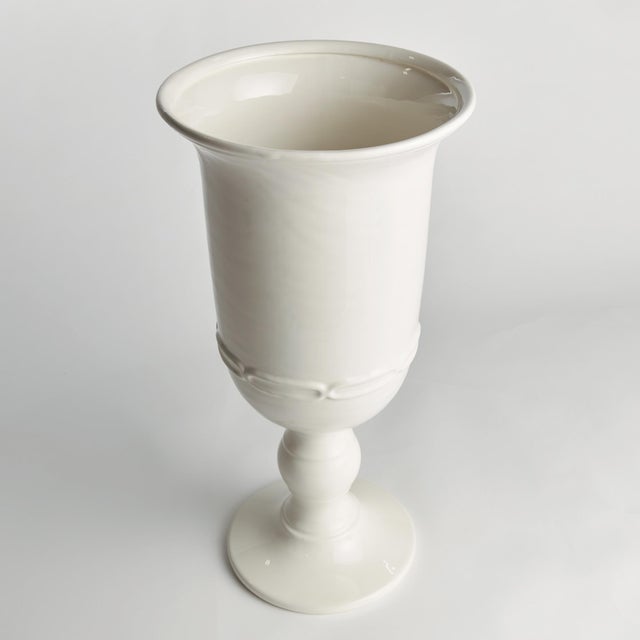Talk about scale! This is a real statement piece. The Mirabelle Grande Pedestal Urn is made in classic Italian style. A...